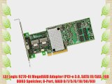 LSI Logic 9270-8i MegaRAID Adapter (PCI-e 3.0 SATA III/SAS 1GB DDR3 Speicher 8-Port RAID 0/1/5/6/10/50/60)