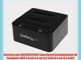 Startech.com SATDOCK2U3EU SuperSpeed Dockingstation f?r Festplatte (USB 3.0 auf 64 cm (25 Zoll)/89