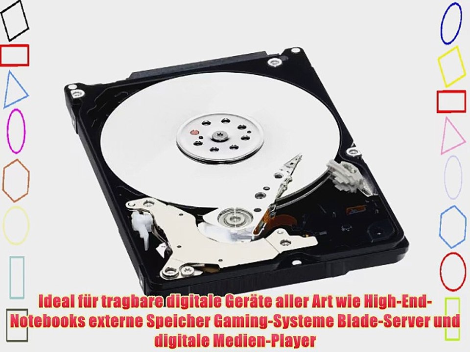 Western Digital WD5000BEKT Scorpio Black 500GB interne Festplatte (63 cm (25 Zoll) 7200rpm