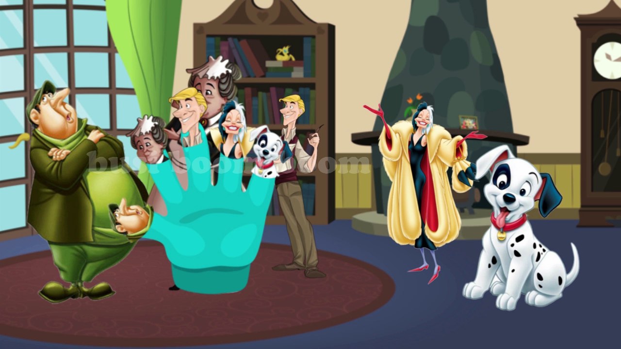 101 Dalmatians finger family