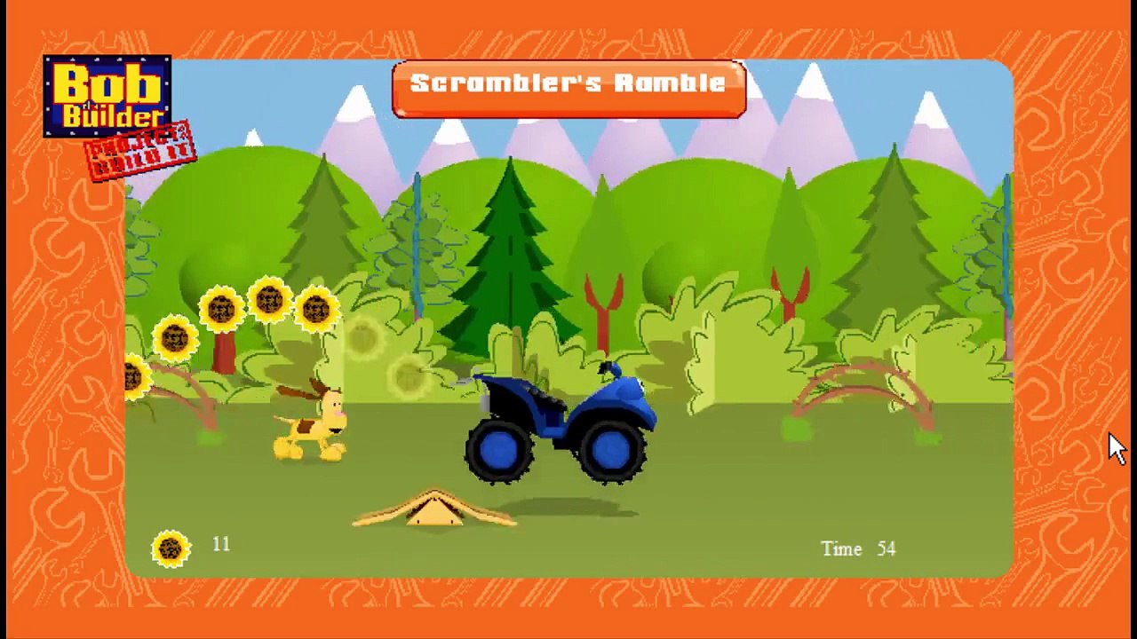 Bob the Builder Scrambler's Ramble Animation Sprout PBS Kids Game Play Walkthrough