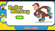 Curious George / Jorge el Curioso - Roller Monkey Funny Educational Video Game For Kids En