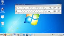Accessibility in Windows7 - The Onscreen Keyboard