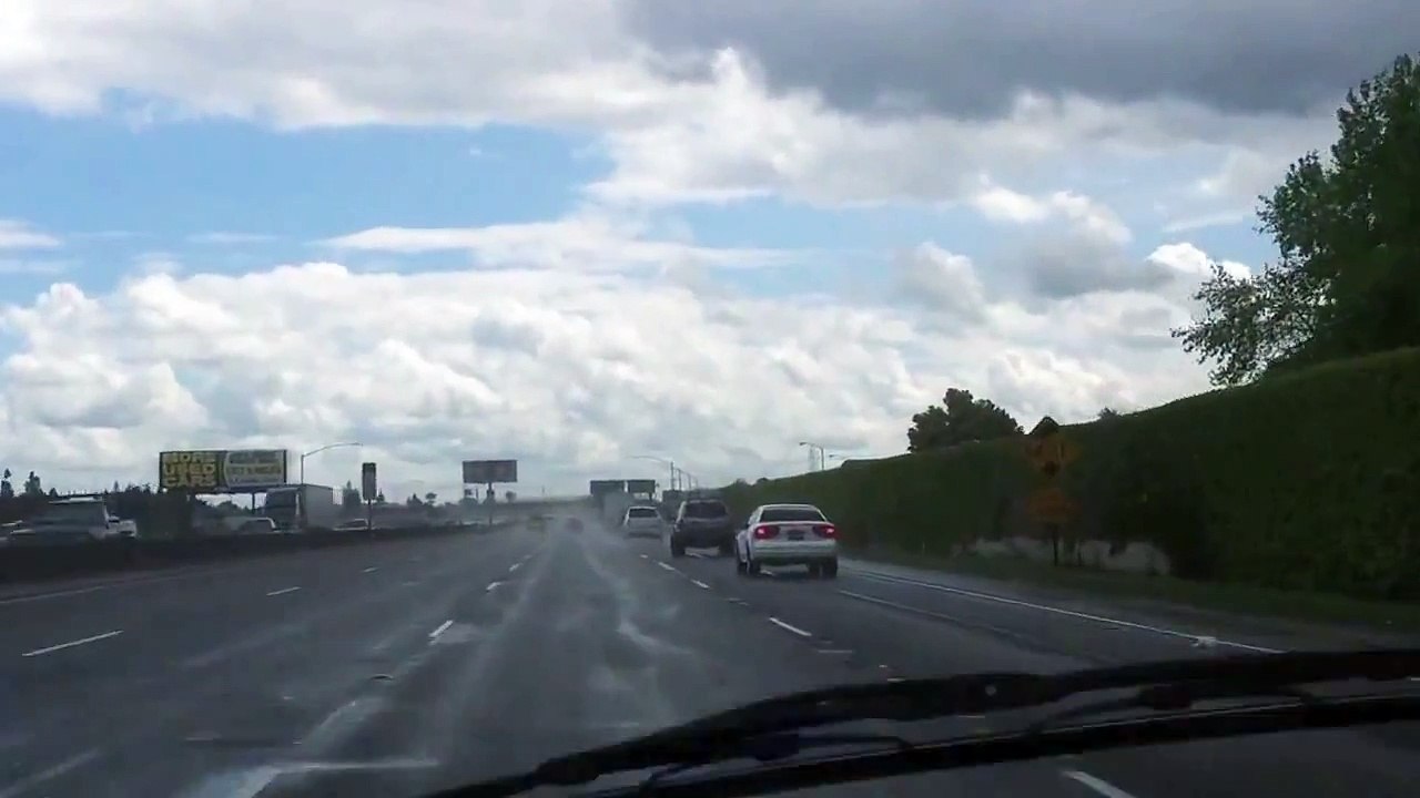 Driving through Sacramento,California USA