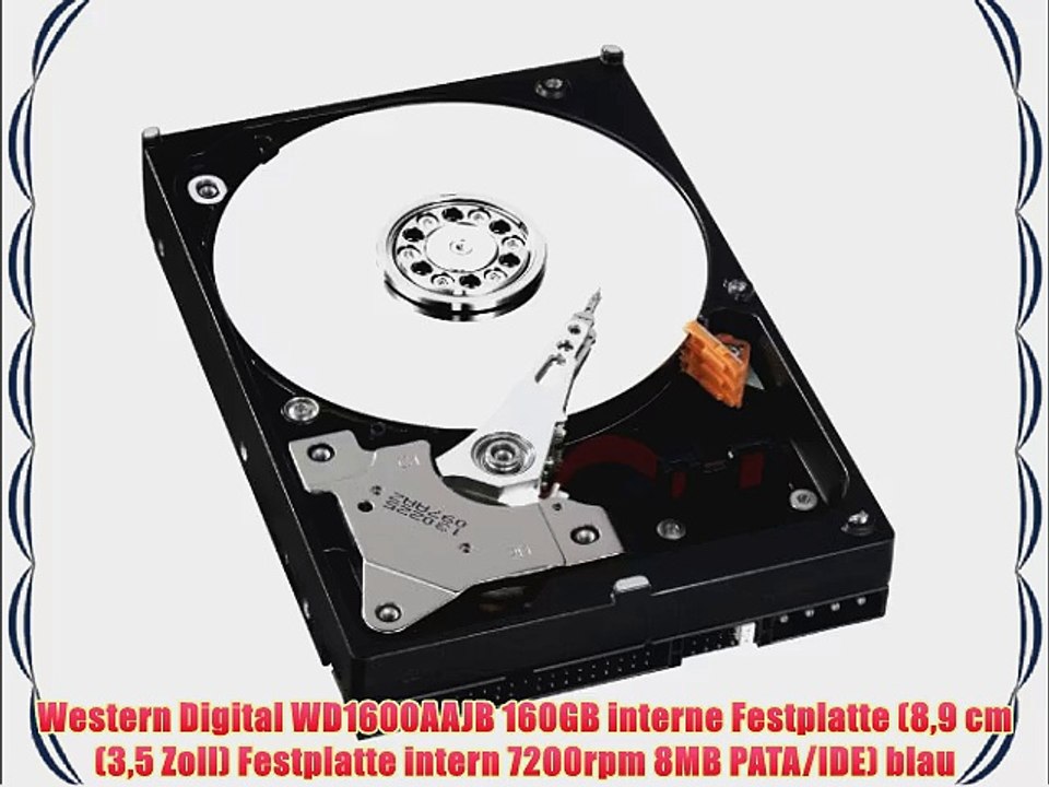 Western Digital WD1600AAJB 160GB interne Festplatte (89 cm (35 Zoll) Festplatte intern 7200rpm