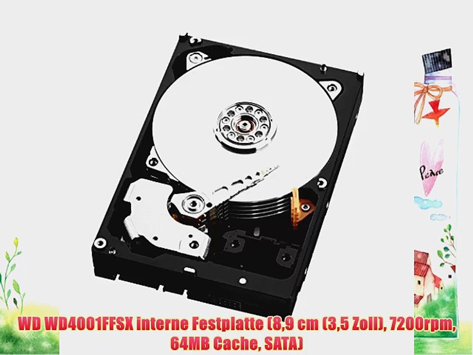 WD WD4001FFSX interne Festplatte (89 cm (35 Zoll) 7200rpm 64MB Cache SATA)
