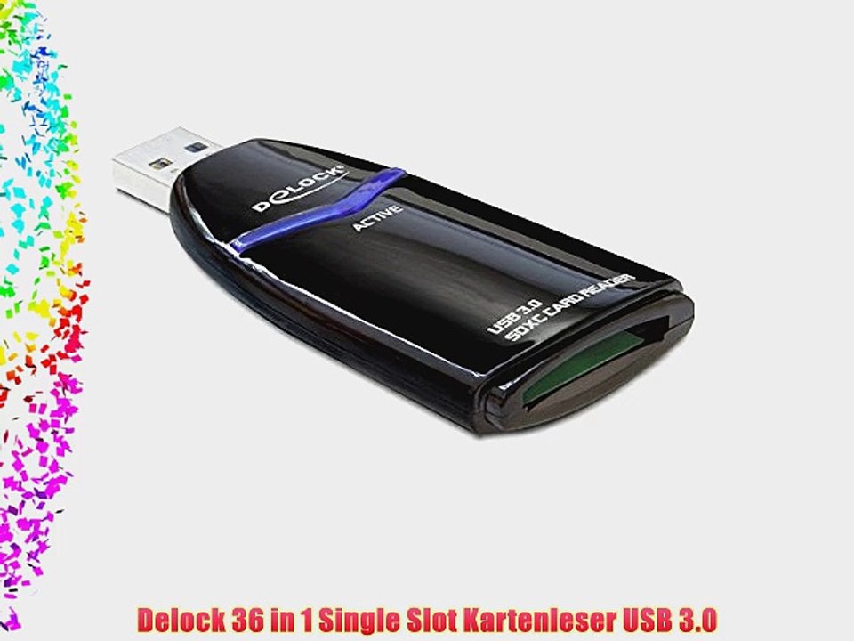 Delock 36 in 1 Single Slot Kartenleser USB 3.0