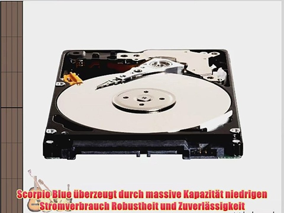 Western Digital WD5000BEVT Scorpio Blue 500GB interne Festplatte (64 cm (25 Zoll) 5400rpm 8MB
