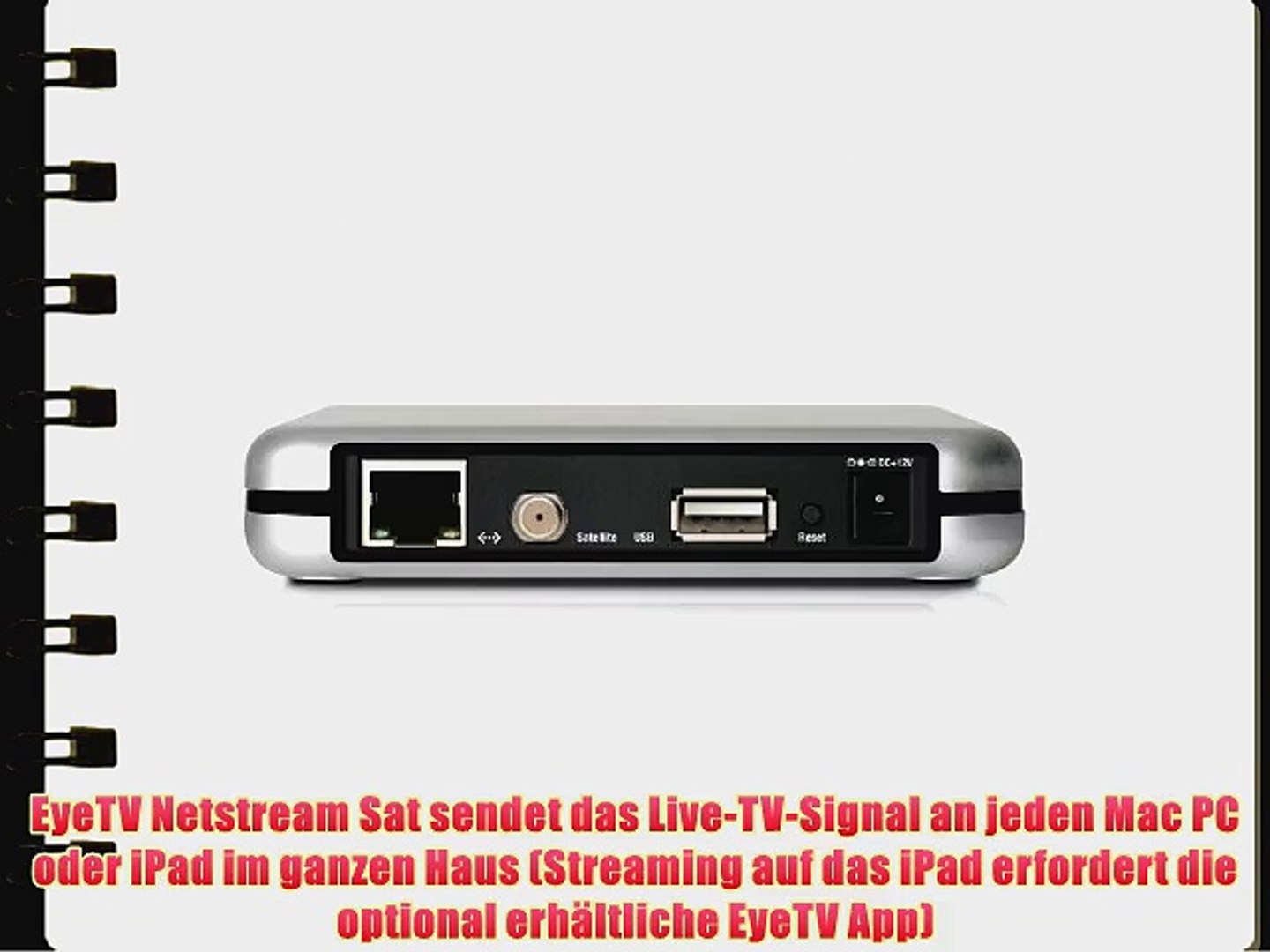 Elgato Eyetv Netstream Sat Netzwerk Tuner F R Dvb S2 Silber