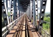 Trecere cu trenul pe Podul Prieteniei Ruse - Giurgiu