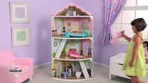Stunning Girls Corner Dollhouse Toys For Barbie Anna Elsa Dolls By KidKraft
