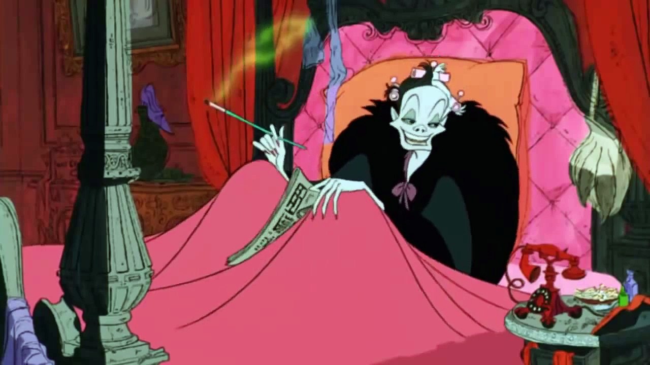 101 Dalmations Jasper and Horace call Cruella De Vil + Cruella calls Anita HD