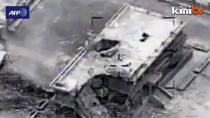 Amerika, sekutu Arab bedil kedudukan IS di Syria
