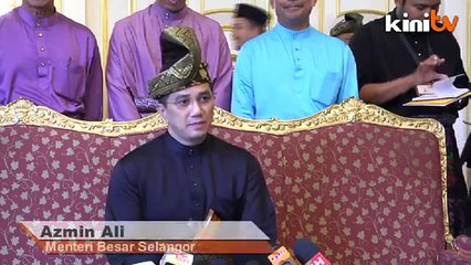 MB Azmin: Exco baru angkat sumpah Jumaat ini