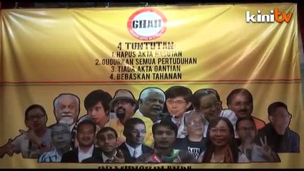 Continue to incite, say Sedition Act victims