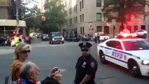 Obama motorcade in NYC