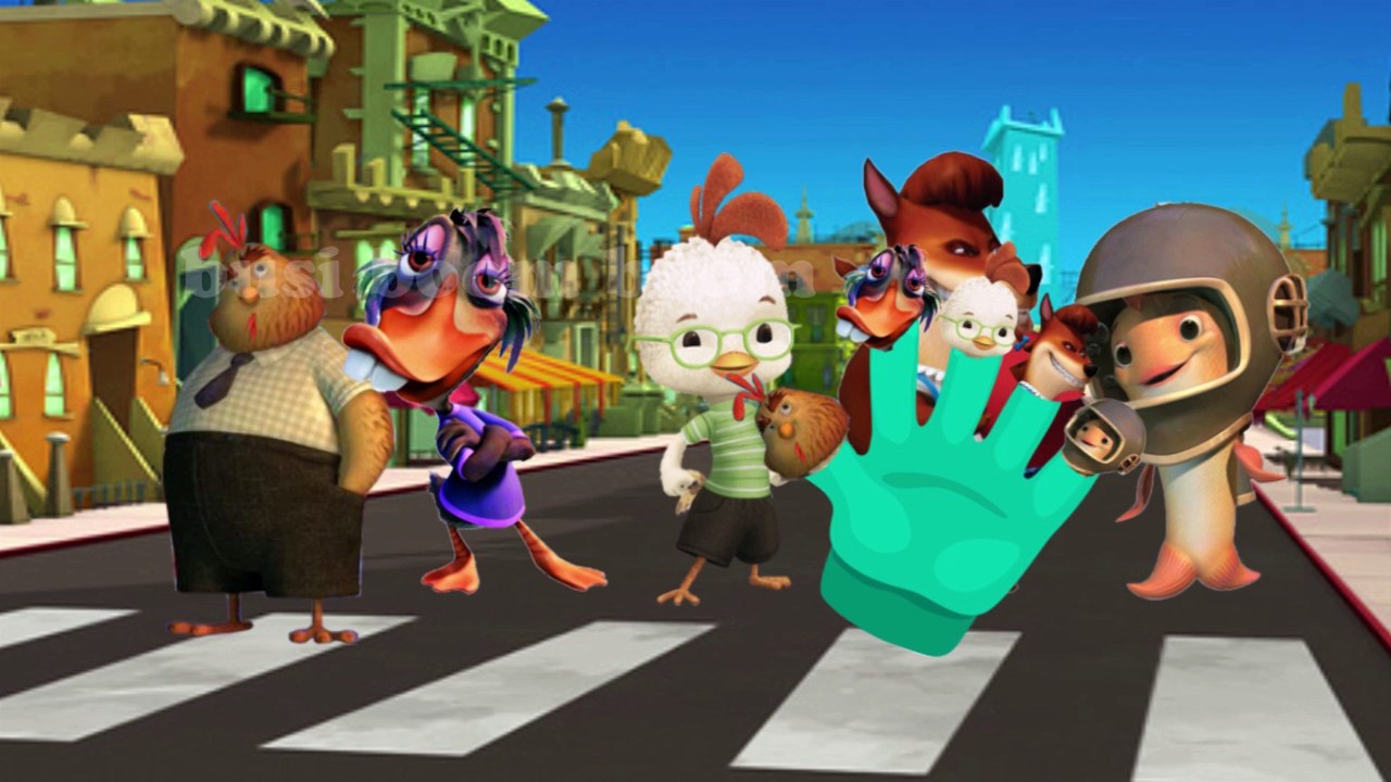 Chicken Little Finger Family Nursery Rhyme,