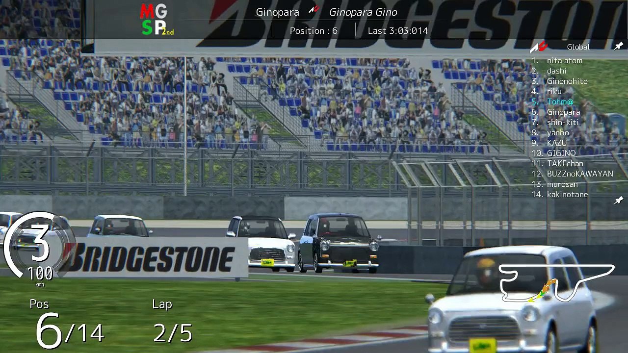 【Assetto Corsa】 MGSP GinoNA Fujispeedway 5LAP