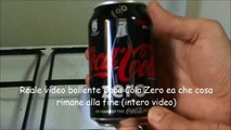 Reale video bollente Coca Cola Zero ea che cosa rimane alla fine (intero video)