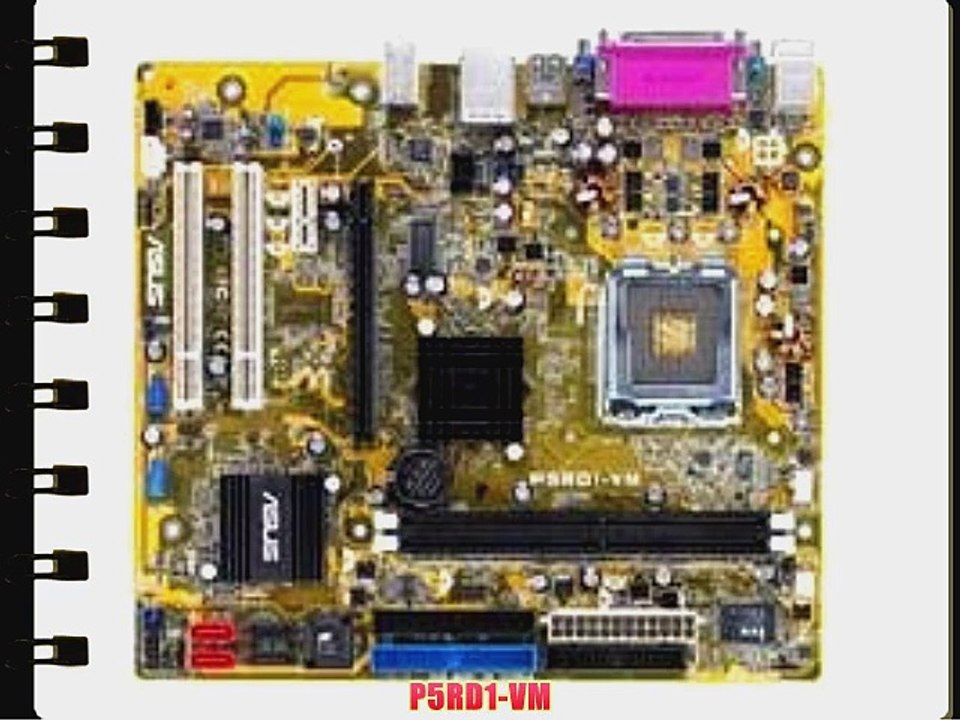 Asus P5RD1-VM S775 ATI-XP200 GREEN Sockel 775 Mainboard
