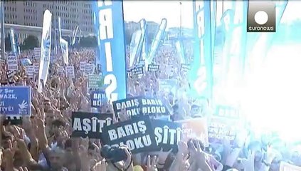 Демонстрация курдов в Стамбуле