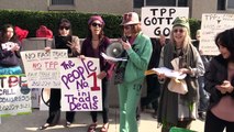 Constituents Opposing TPP Fast Track Locked Out Of Congressman's Office