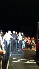 ROMAN REIGNS ATTACKED BY FAN THROWING FAKE MONEY IN THE BANK BRIEFCASE @WWE HOUSE SHOW Victoria BC