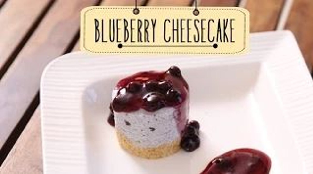 Blueberry Cheesecake | Eggless Dessert Cake Recipe | Beat Batter Bake With Priyanka
