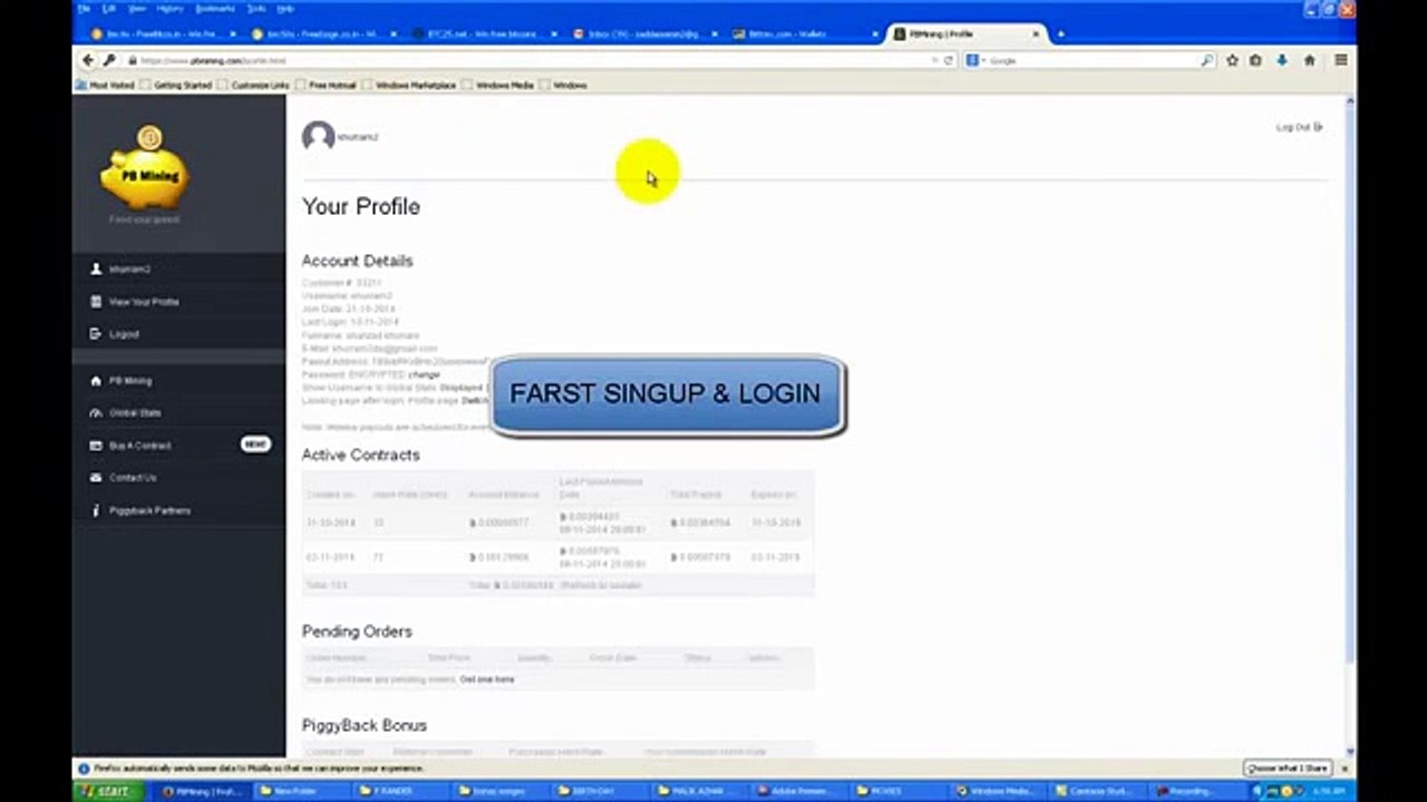 BEST CLOUD MINING , best bitcoin mining, Cloud Hashing, PBmining