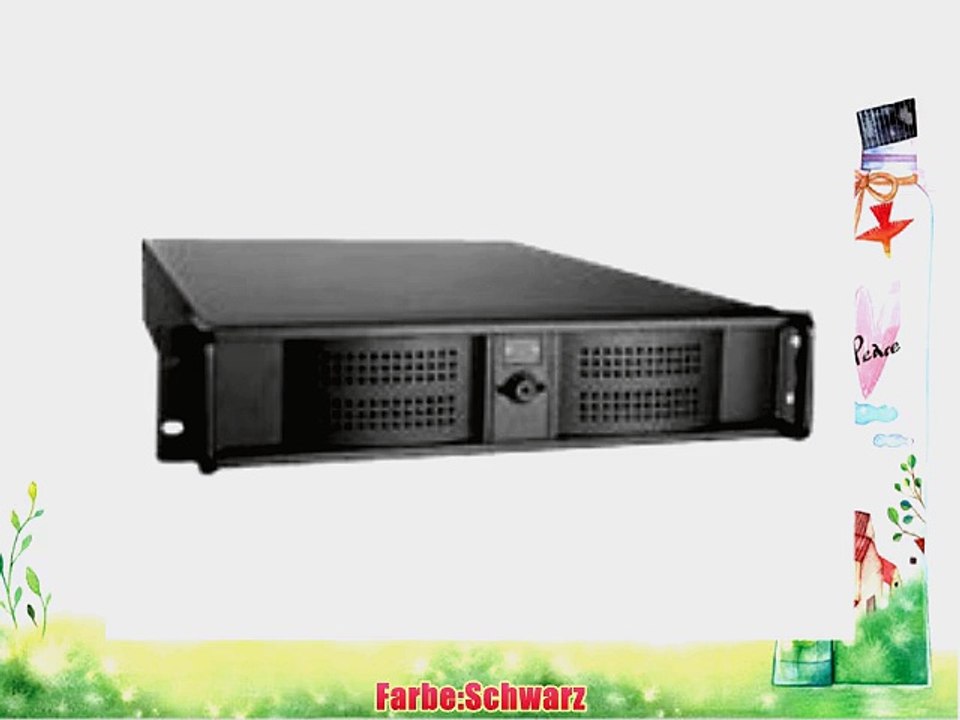Realpower RPS19-2535 2HE Industrie-Geh?use (1x 525 HDD 6x 35 HDD USB 2.0) schwarz