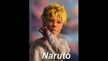 Personnages de Naruto en version très dark et réaliste
