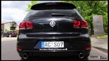 Tuned 330 HP VW Golf 6 GTI Edition 35 w/Bull-X exhaust revs | full throttle acceleration