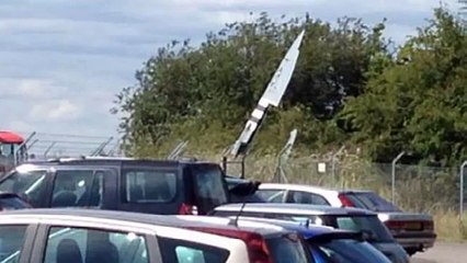 BREAKING NEWS: Spitfire crashes at Biggin Hill Airport after losing power while taking off