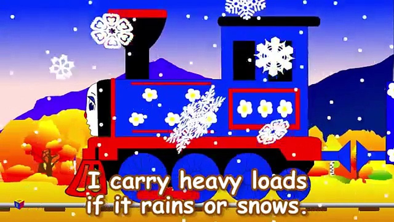 Days of the week song for kids. Educational cartoon about Choo-Choo train for children