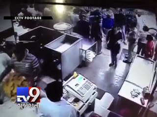 CCTV footage shows AAP MLA Alka Lamba vandalised shop with supporters - Tv9 Gujarati