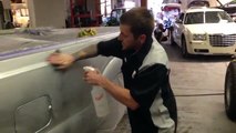 HOW TO PREPARE A VEHICLES PAINTED SURFACE FOR CLEAR COAT