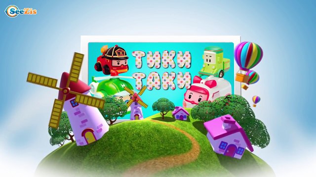 МУЛЬТИКИ про машинки Трактор и гоночные машинки строят детскую площадку. Тики - Таки!