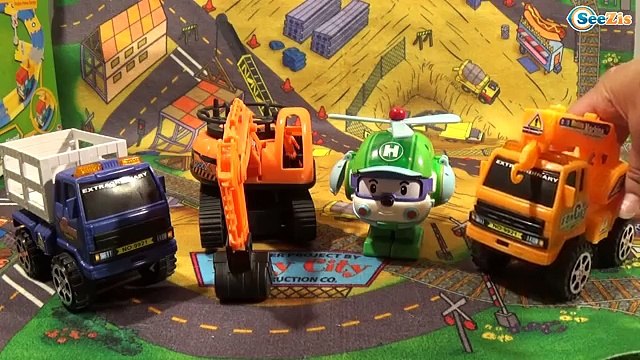 Машинки Мультики Робокар Поли и Дампо собирают Клубнику Все Серии Подряд Детская Площадка