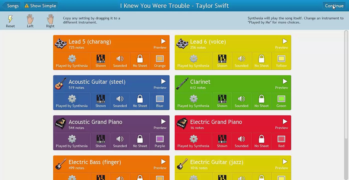 I Knew You Were Trouble - Taylor Swift (Synthesia)