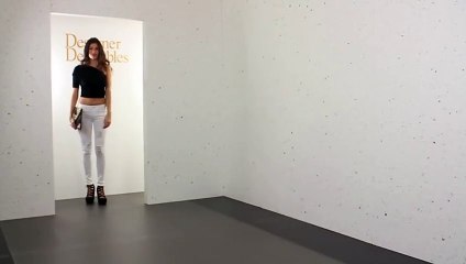 Parisian White Distressed Super Skinny Jeans