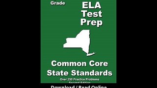 New York 4th Grade ELA Test Prep Common Core Learning Standards EBOOK (PDF) REVIEW