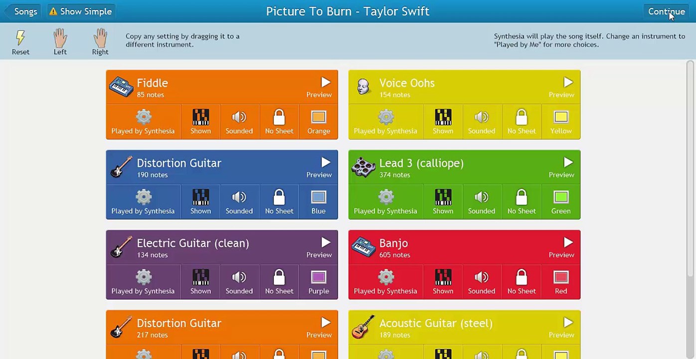 Picture To Burn - Taylor Swift (Synthesia)