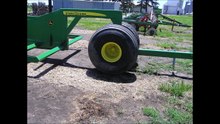 Homemade Round Bale Trailer