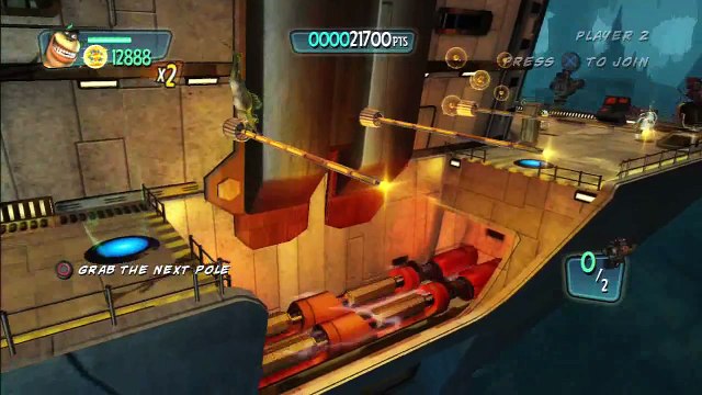 Monsters VS Aliens Walkthrough Part 5 (PS3, X360, Wii, PS2) ~ Missing Link Level 5