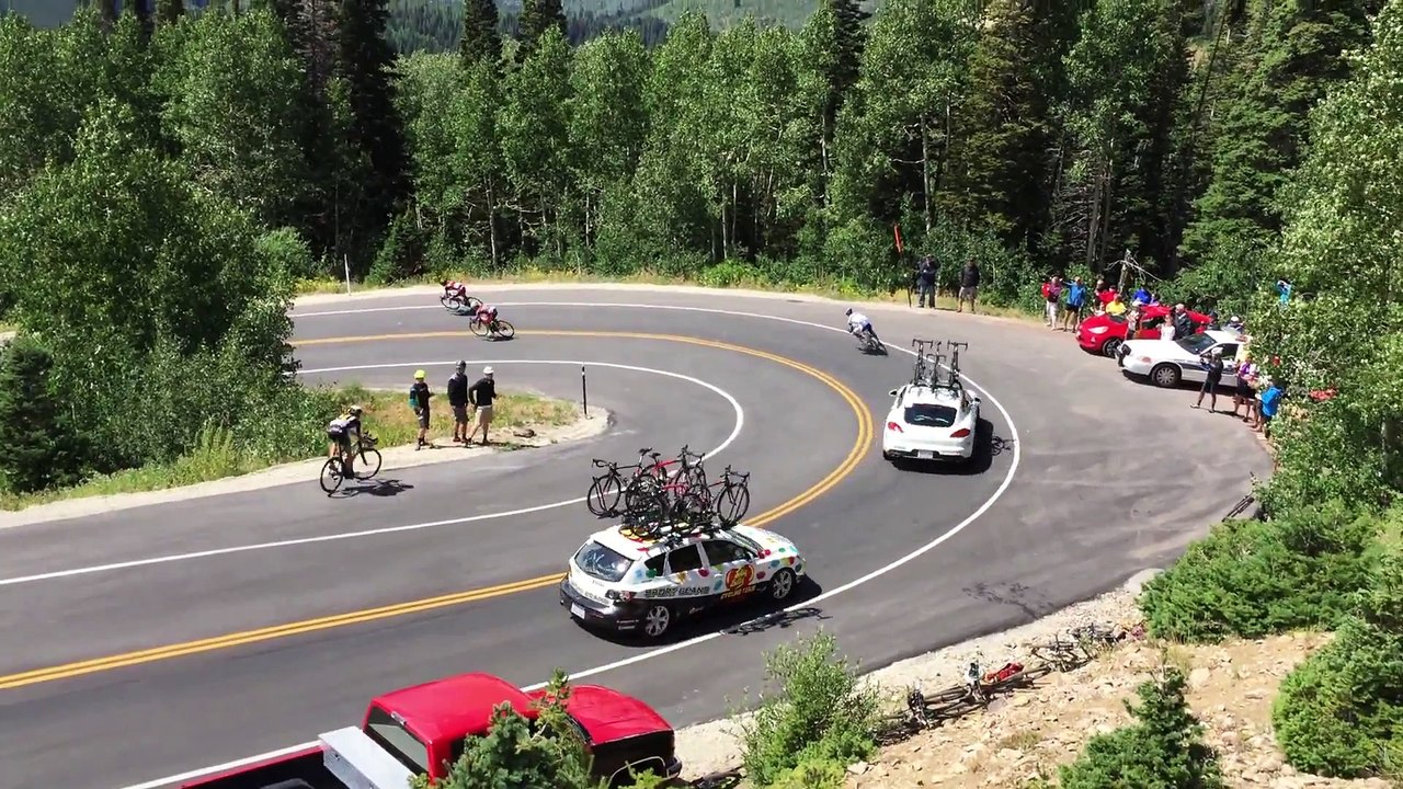 Cyclisme - L'effrayante chute de Matthew Brammeier lors d'une étape du Tour d'Utah