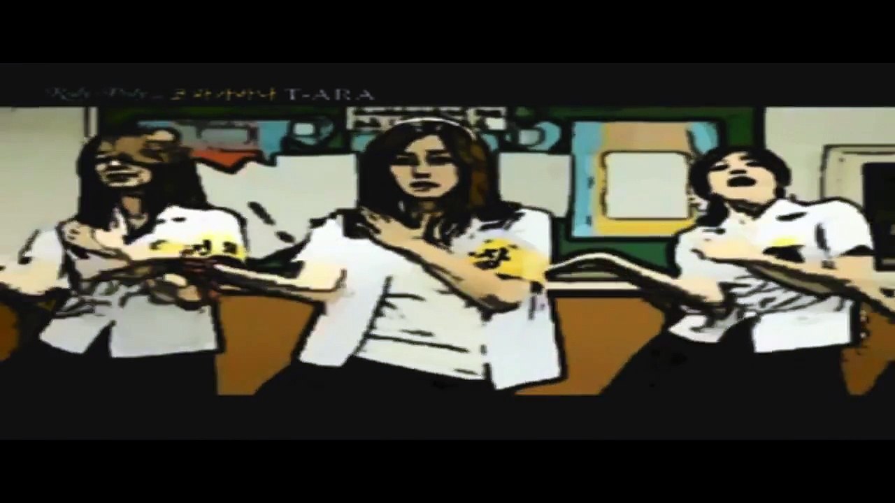 T-Ara - Dance Roly Poly (cartoon version)
