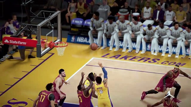 NBA 2K15 PS4 1080p HD Los Angeles Lakers-Cleveland Cavaliers Mejores jugadas