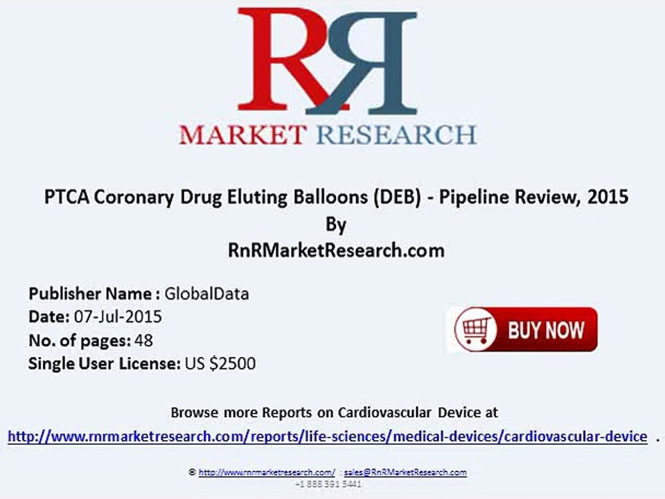 PTCA Coronary Drug Eluting Balloons Pipeline Clinical Trial Review 2015