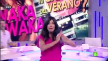 Lorena Castell baila y canta el Waka Waka de Shakira en Zapeando