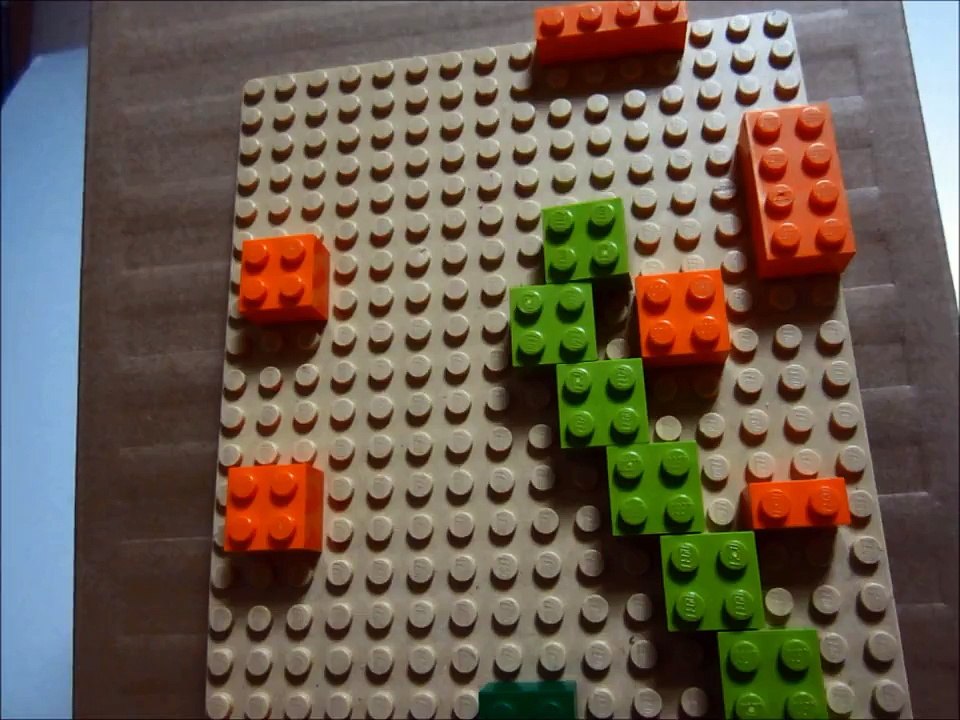 LEGO pixels - contipede & pacman